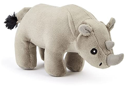 Zappi Co Kinder Kuschelweiches Plüschtier - Perfekte kuschelige Spielgefährten für Kinder Geburtstage und besondere Anlässe(12-15cm) (Nashorn)