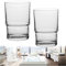 2 Vasos de Cristal Transparente Esmerilado, para Cepillo de Dientes, de Repuesto, Universal Accesorios de Repuesto para Baños Cristal de Repuesto para Soporte para Cepillos de Dientes (Transparente)