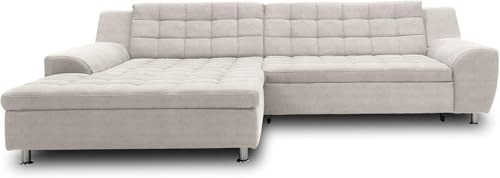 DOMO. collection Ecksofa Merida, Sofa in L-Form, Eckcouch, Couch-Garnitur, Polsterecke 304 x 200 x 84 cm (BxTxH), beige