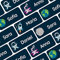My Nametags® Award-Winning Name Stickers for Clothes & Items | 56 No-Iron, Washable Stick-On Tags for Babies, Kids & Adults | Space Stickers (Dark Blue)