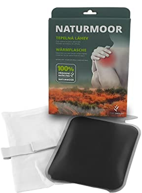 Naturmoor Coussin chauffant - Compresse de tourbe pour le dos et le ventre - Récupération de tourbe régénérante - Passe au micro-ondes - Réutilisable - Thérapie naturelle par la chaleur et le froid