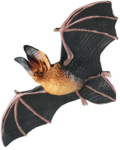 chiwanji Figurine de modèle de Chauve-Souris réaliste simulée Solide Mini modèle Animal Figurines éducatives d'animaux de Chauve-Souris pour la Collection de