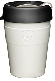 KeepCup Thermal - Vacuum Insulated Stainless Steel, Reusable Coffee Cup with Splashproof Sipper Lid - 12oz/340ml - Affogato