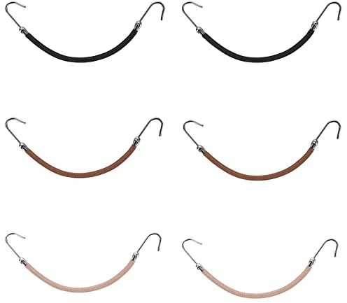 Sibba 6 Ganci Elastici per Capelli, per Coda di Cavallo, Adatti a Tutti i Tipi di Capelli