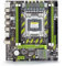 Azwamkue X79 Motherboard with XEON E5 2640 V2 CPU 4X4G DDR3 1600 REG ECC RAM Memory Combo Kit Set NVME SATA Server
