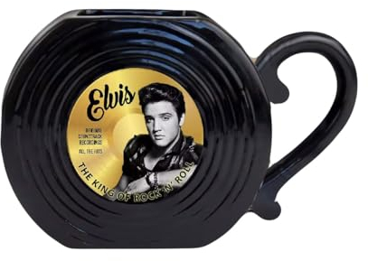 Mid-South Products Elvis Presley Tasse, Schallplattenform