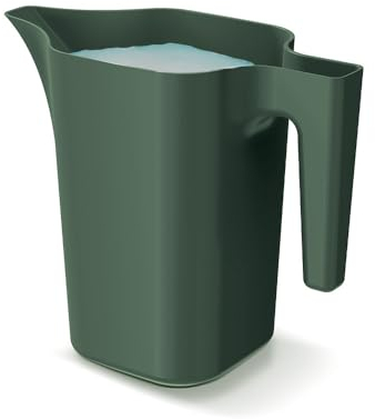 Magubo Giesskanne, Gieskanne, Gießkanne Zimmerpflanzen aus robustem Kunststoff, 1.8l Fassungsvermögen, ideal für den Einsatz Zuhause, erhältlich in 7 attraktiven Farben (Grün)