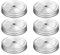 6 Stück Schraub Deckel Metall, Einmachdeckel,Wiederverwendbare Einmachdeckel, Marmeladengläse Deckel, Getränkedosen Verschluss,Auslaufsichere Ersatzdeckel, für Getränke und Lebensmittelaufbewahrung