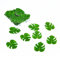 Morofme 48pcs Essbare Blätter, Essbare Tropische Schildkrötenblätter Cupcake Topper, Palmblatt Blätter Tortendeko für Geburtstag, Hawaii, Aloha, Dschungel Deko, Sommer Tropischen Party Themenkuchen