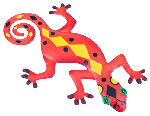 OFFSCH Metall Gecko Wandkunst Hängendes Eisengecko Dekoratives Gecko Ornament Für Wohnkultur