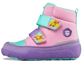 Affenzahn Bota Invierno Vegan Comfy Impermeable y cálida, Vegana, con Cierre Adhesivo, Ideal para Invierno, Tallas 21-32 Tucán Creativo - Fucsia