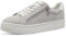 Tamaris Damen Klassische Ballerinas, Frauen Flats,Comfort Lining,TOUCHit-Fußbett,Slip-ons,klassisch elegant,Ballerinen,Light Grey,38 EU