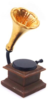 REITINGE 12 Miniatur Wohnzimmer Plattenspieler Modell Grammophon Modell Spielzeug