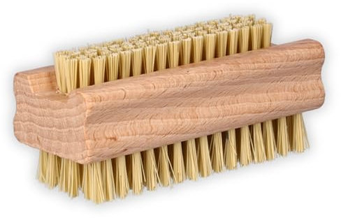 ToolSpace Nagelbürste Holz Feste Starke Mix Agawa Tapica und Syntetische Borsten Nagelreinigungsbürste Nail Brush Handwaschbürste Fingerbürste Schrubbbürste zum Reinigen Schmutz Handbürste