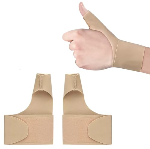 2 Stück Daumenbandage Rechts Links,Daumenbandage Links,Daumenorthese Rechts,Daumenschiene Rechts,Orthese Daumensattelgelenk Bandage,Sehnenscheidenentzündung Daumenschiene Links,Handgelenk Bandagen