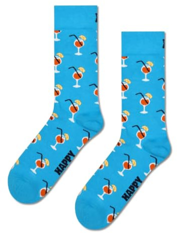 Happy Socks Socken mit Cocktailmuster für Herren und Damen, 36-40 & 41-46