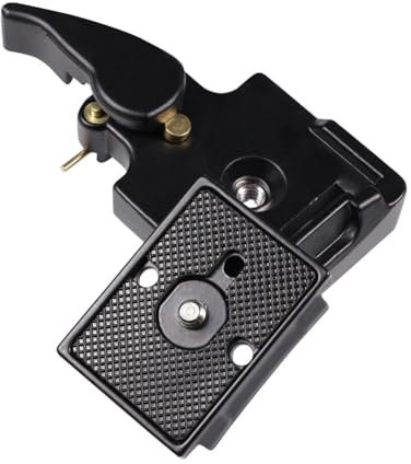 Generic 323 Quick Release Plate Clamp Adapter for Manfrotto 200PL-14 Camera Tripod