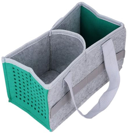 BONKZEBU Tragbare Tragetasche, Zusätzliche Space Filztuchkoffer, für Toniebox Player Starter -Set, Filzstoffspeicherbeutel (Seeblau)