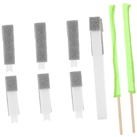 VILLFUL Set de Nettoyage de Stores et Ventilations Brosse Multifonctionnelle pour Voiture et Climatisation Kit de Nettoyage et Portable