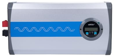 EPEVER IPower-Plus Series IP2000-12 Plus, 2000W 12VDC auf 230VAC reiner Sinus Spannungswandler Wechselrichter mit LCD Display,ideal für Off-Grid Haushaltsnotbeleuchtung, Fahrzeugmontiertes System usw.
