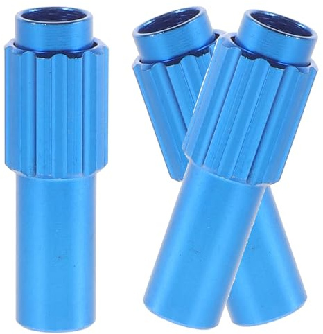 HEMOTON 3 Pièces Vis de Réglage Frein Vélo Aluminium Boulon Ajusteur Câble Frein et Dérailleur Compatible VTT Route Pliant Bleu