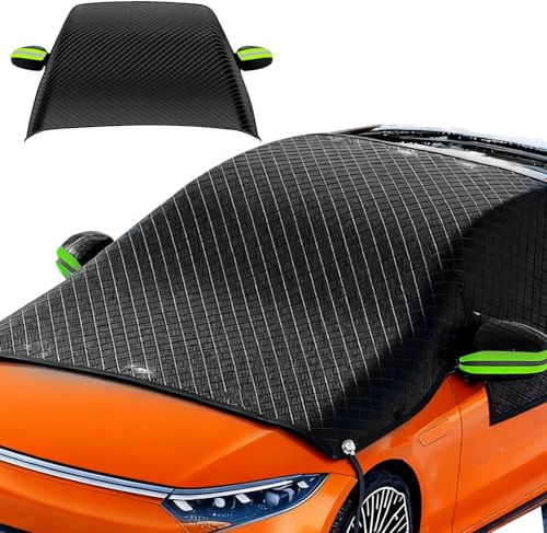Frontscheibenabdeckung Winter Auto Windschutzscheibenabdeckung Gegen Schnee Frost EIS Staub Sonne UV-Schutz für Autos und SUV
