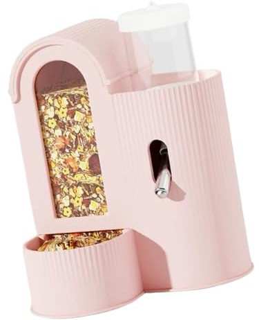 Zuoeay Hamsterkäfig Essentielles Futter Wasserspender Mit Abnehmbarem Anti Auslauf Design Futter Und Bewässerungsstation Käfiglebensräume Dekorationen Hamster Futterbehälter