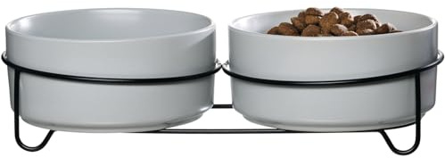 Ritzenhoff & Breker Napfset Taro | 3-teilig | 2X 880 ml | grau | für Hunde und Katzen