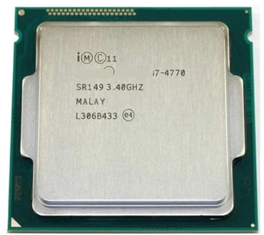 I7 4770 3,4 GHz Procesador de 4 núcleos y 8 Hilos 84 W Zócalo LGA 1150 CPU de Escritorio