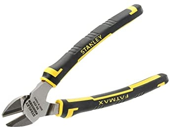 Stanley FatMax Seitenschneider 0-89-858 (152mm Länge, Zwei-Komponenten-Griff, induktionsgehärtete Klingen, entspricht DIN/ASO/ANSI)