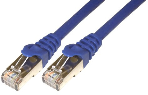 MCL 0,5 m Cat6 F/UTP Patch-Kabel – Blau