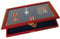 Safe 5873 Echt Holz Vitrine für Orden | 4mm Dicke herausnehmbare königsblaue Samteinlage zum Einhängen BZW. Befestigen der Orden | Abmessungen : 375x260x30 mm