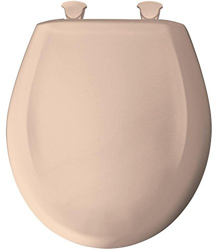 Bemis 200SLOWT 643 Lift-Off Plastic Round Slow-Close Toilet Seat, Desert Bloom