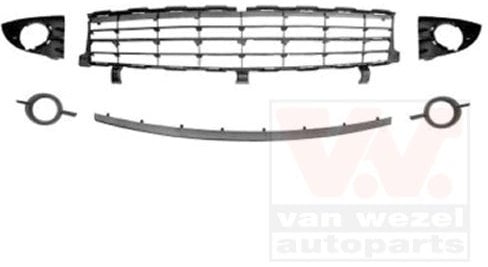Van Wezel 4376590 rejilla para parachoques
