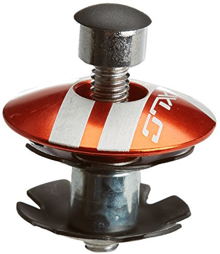 XLC Unisex – Erwachsene Zubehör A-Head Plug AP-S01 Alu 1 1/8 Zoll, Orange, One Size