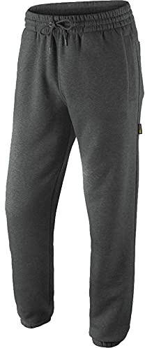 Mens Tracksuit Jogging Bottoms Size S to 5XL by MIG - Sports Athletic Leisure Work (4XL - 54/56 Waist, Charcoal)
