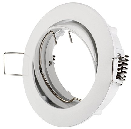 V-TAC SKU.3587 Strahler, schwenkbar, GU10, Weiß, VT-779, Kunststoff und andere Materialien, Tiefe: 30 mm