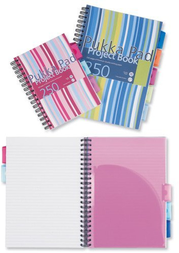 Pukka Pads PROBA5 A5 projektbok linjerad 200 sidor PK3