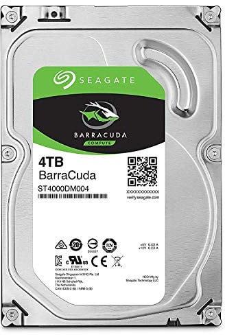Seagate Barracuda ST4000DM004 Festplatte, 4 TB, intern, 8,9 cm (3,5 Zoll), SATA 6 Gb/s, 5400 U/min, Puffer: 256 MB