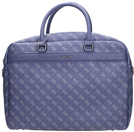 Guess City Logo Porte-Document 15? Bleu foncé