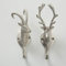 mucplants Garderobenhaken 2er Set, Hirsch und Steinbock, ca. 18 cm