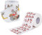 2 Rollen Weihnachtsmann WC-Rolle Papier/Merry Santa Claus Pattern Christmas Toilet Roll Paper Dekoration
