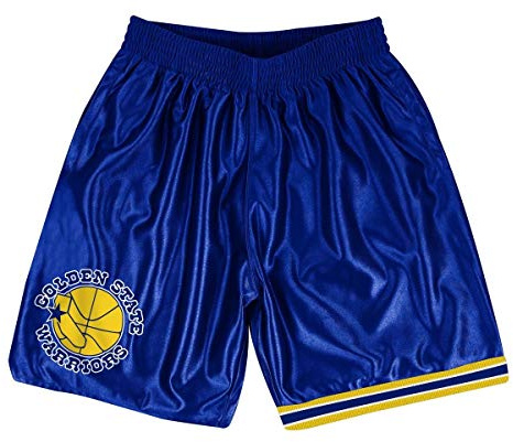 Mitchell & Ness NBA Golden State Warriors Dazzle Basketball-Shorts für Herren Gr. XXL, blau