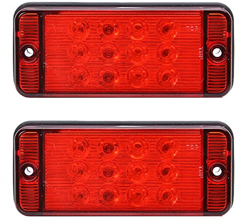 MelTruck® 2x LED Nebelschlussleuchte Nebellicht 12V 24V E20 für LKW PKW Anhänger Traktor