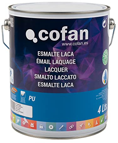 Laque à l'Eau Blanche Émail 4 L Satin