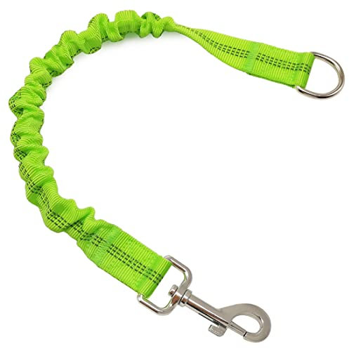 BTINESFUL Bungee Dog Leash Extension, 18”Dog Shock Absorber Extender, Works with Any Leash for Walking, Jogging, Training, Playing
