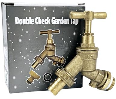 Brass Hose Union Garden Bib Tap with Double Check Valve 1/2