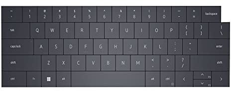 RTDPART Laptop Keyboard For DELL XPS 13 Plus 9320 English US Black With Backlit New