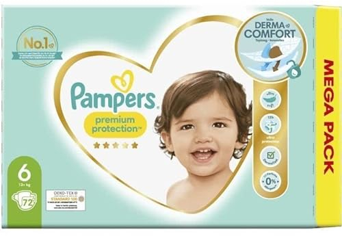 PAMPERS Premium Protection Taille 6-72 Couches