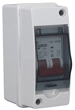 Interruttore Magnetotermico 2P DC1000V 25A IP65 Sezionatore Impermeabile per Impianto Fotovoltaico